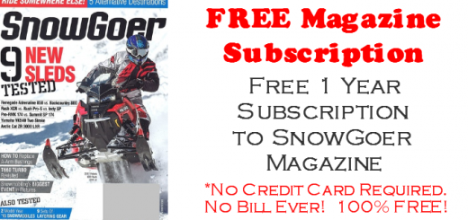 Snowgoer Magazine FREE Subscription
