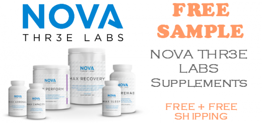 NOVA 3 Labs Supplements FREE SAMPLE