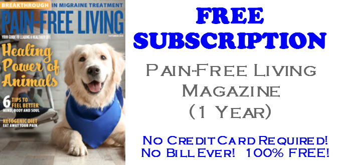 Pain-Free Living Magazine FREE Subscription