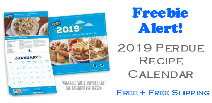 Perdue 2019 Kitchen Recipe Calendar