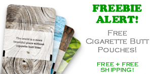 FREE Cigarette Butt Pouches