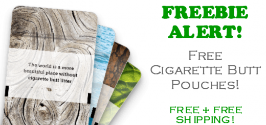 FREE Cigarette Butt Pouches