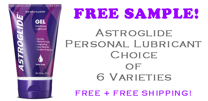 Astroglide Lubricant FREE SAMPLE