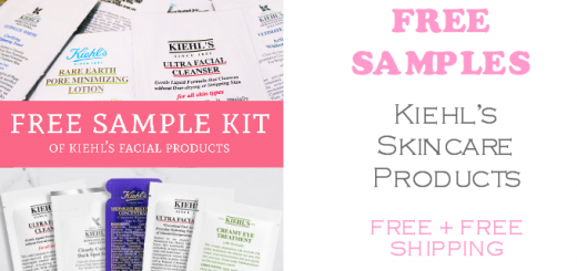 Kiehls Skincare Free Samples