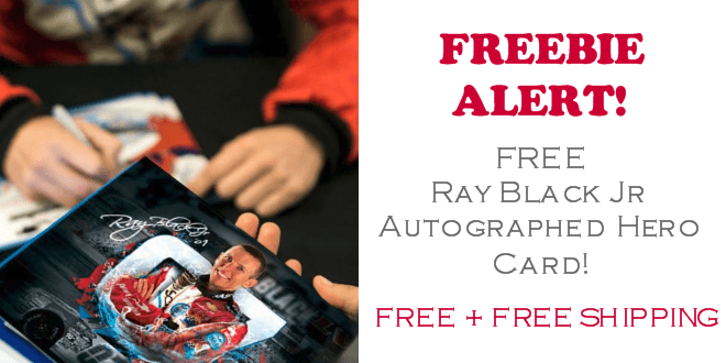 Ray Black Jr Autograph FREE Hero Card
