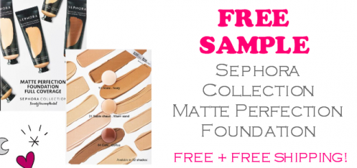 Sephora Collection Matte Perfection FREE SAMPLE