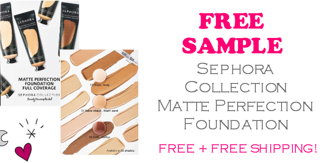 Sephora Collection Matte Perfection FREE SAMPLE