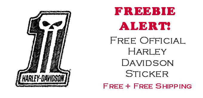 Harley Davidson FREE STICKER