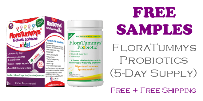 FloraTummys Probiotic FREE SAMPLE (5 Day Supply)