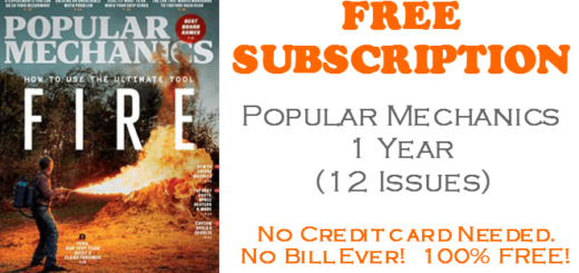 Popular Mechanics FREE Subscription - 1 Year