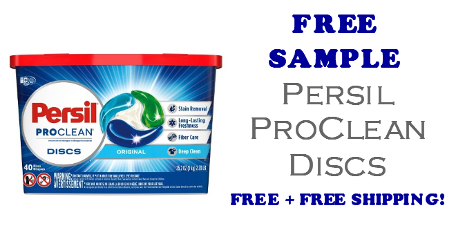 Persil ProClean Discs FREE SAMPLE