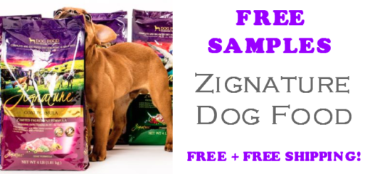 Zignature Dog Food FREE SAMPLE