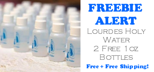 Lourdes Holy Water FREE 1oz Bottles