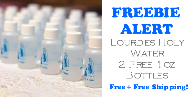 Lourdes Holy Water FREE 1oz Bottles