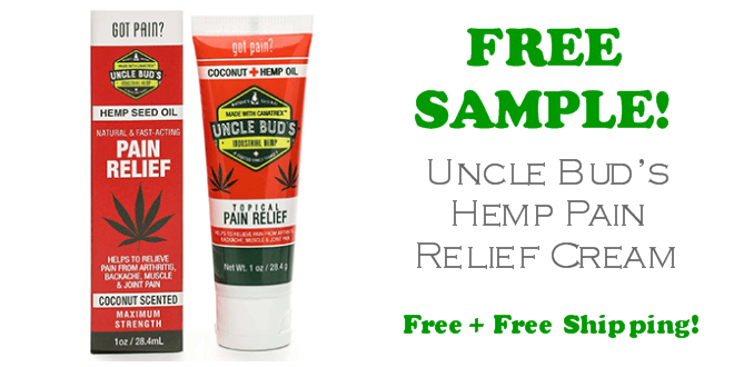 Uncle Buds Hemp Pain Relief Cream SAMPLE