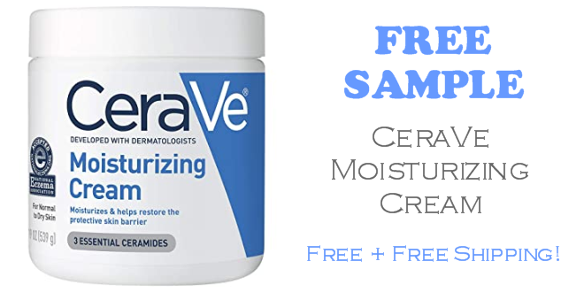 CeraVe Moisturizing Cream FREE SAMPLE