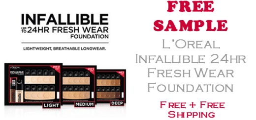 Loreal Infallible 24hr Foundation FREE SAMPLE
