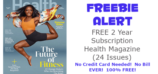 Health Magazine Free 2 Year Subscription (24 Issues)