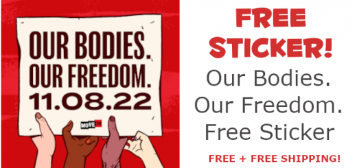 Our Bodies Our Freedom FREE STICKER pro choice