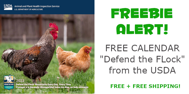 FREE 2023 Calendar - Defend the Flock USDA